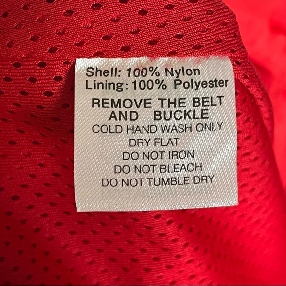 I.am.gia Halo Reflective Utility Red Pants Size Medium - Picture 13 of 13